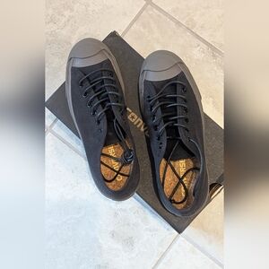 Converse Jack Purcell Canvas Black and Gray Unisex Shoes 4.5 Men's 6 Women's NWT